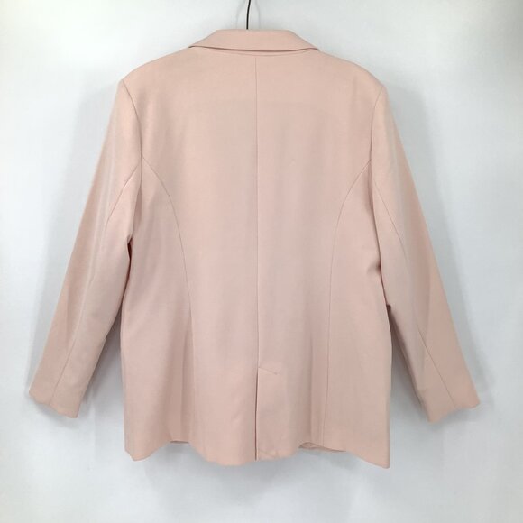 Maurices XXL Light Pink Blazer Double-Breasted Lightweight  NWT Lined Office - Picture 3 of 9